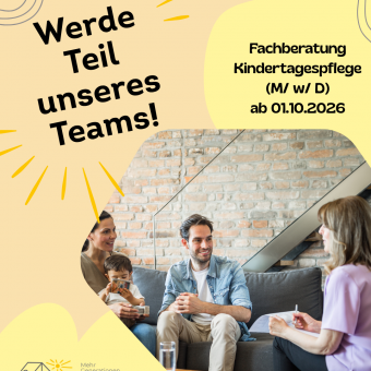 Wir suchen dich! Päd. Fachkraft